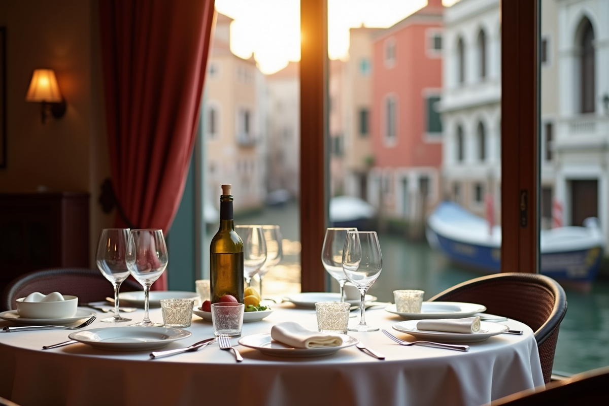 L’art de la table au meilleur restaurant de Venise