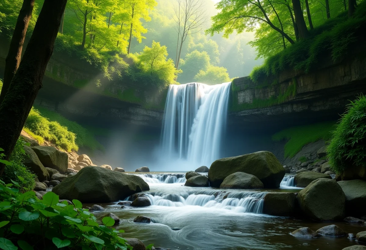 Histoire et légendes de la cascade du Hérisson