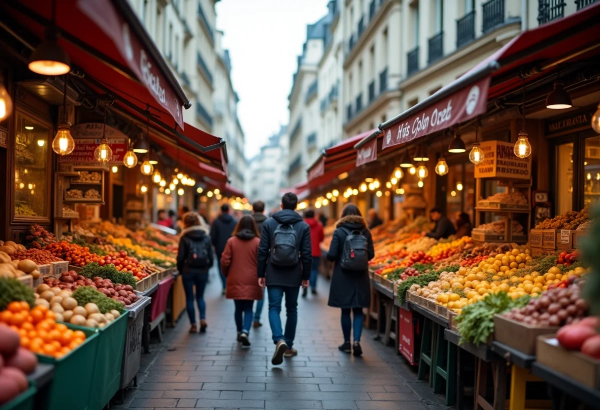 Flâneries gourmandes au marché mouffetard